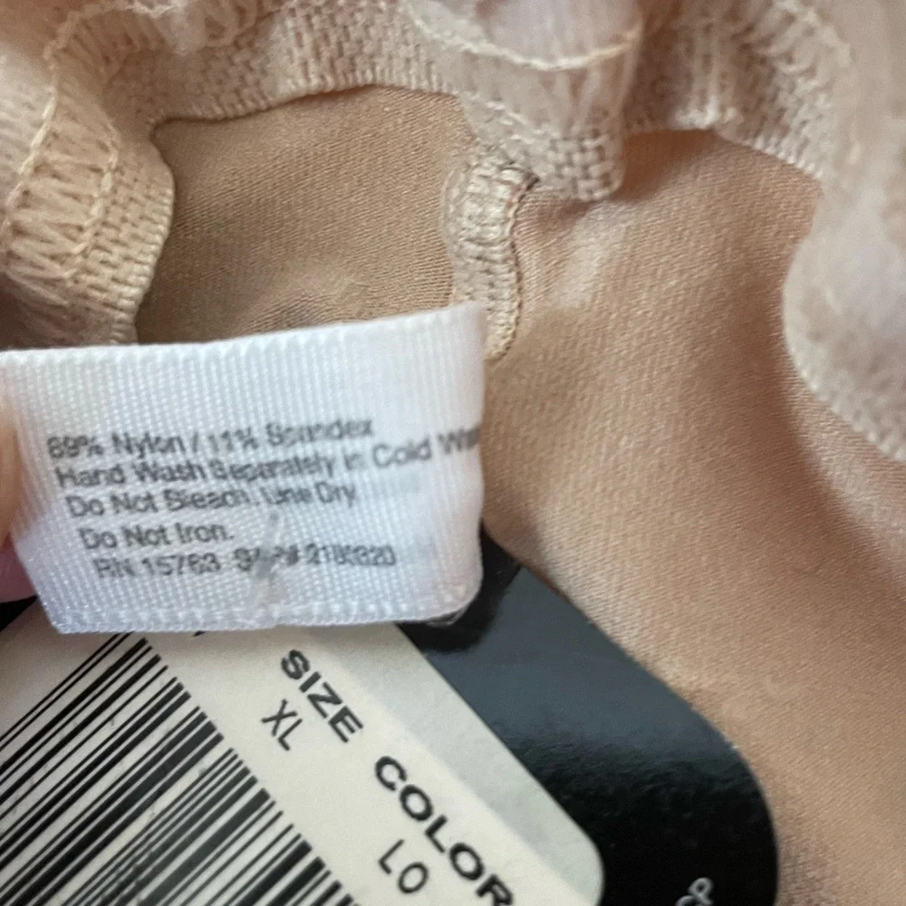 Bali tummy control shapewear shorts size XL nude